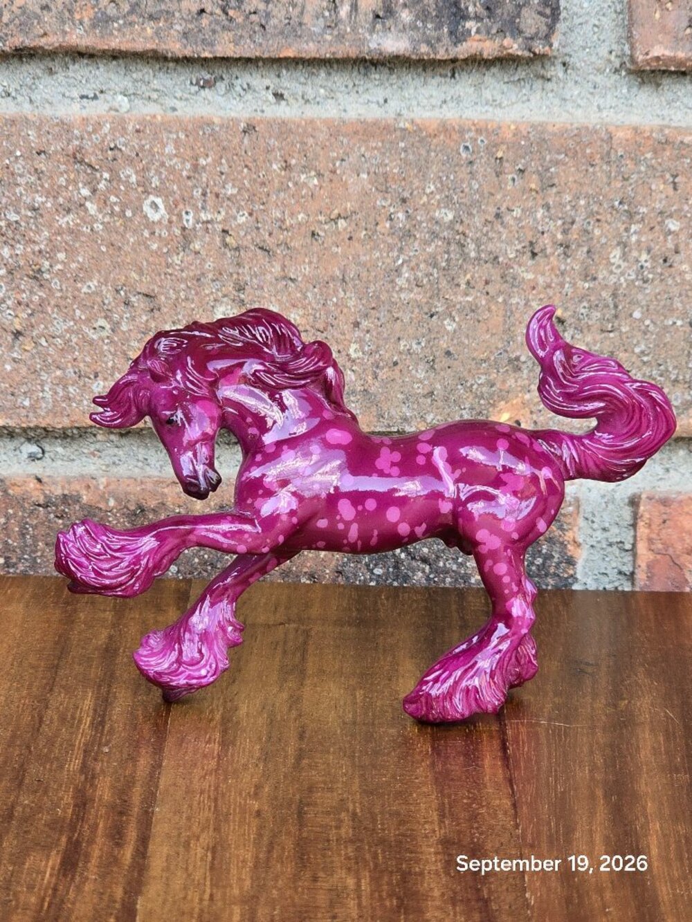 Breyer Stablemate TSC Cranberry Rare Chase Gypsy Vanner w/ Minor Flaws (INV421)
